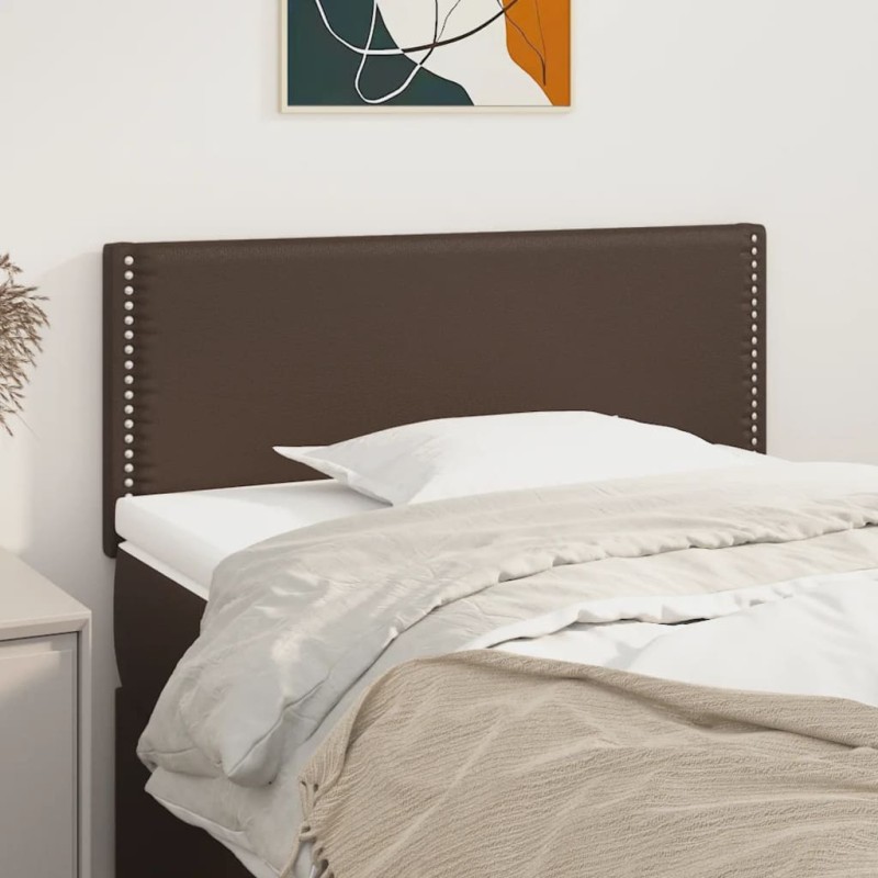 Kopfteil Braun 80x5x78/88 cm Kunstleder Kopfteil Braun 80x5x78/88 cm Kunstleder