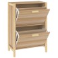 vidaXL Schuhschrank 57,5x33x80 cm Holzwerkstoff vidaXL Schuhschrank 57,5x33x80 cm Holzwerkstoff