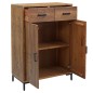 vidaXL Schuhschrank 75x40x110 cm Massivholz Kiefer vidaXL Schuhschrank 75x40x110 cm Massivholz Kiefer