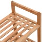vidaXL Schuhregal 69x27x41 cm Massivholz Nussbaum vidaXL Schuhregal 69x27x41 cm Massivholz Nussbaum