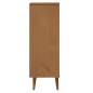 vidaXL Schuhschrank MOLDE Braun 59,5x35x103 cm Massivholz Kiefer vidaXL Schuhschrank MOLDE Braun 59,5x35x103 cm Massivholz Kiefer