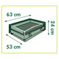 Nature Abdeckhaube für Plancha-Grill 63x53x24 cm Nature Abdeckhaube für Plancha-Grill 63x53x24 cm