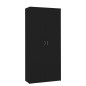 vidaXL Schuhschrank Schwarz 80x35,5x180 cm Holzwerkstoff vidaXL Schuhschrank Schwarz 80x35,5x180 cm Holzwerkstoff