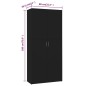 vidaXL Schuhschrank Schwarz 80x35,5x180 cm Holzwerkstoff vidaXL Schuhschrank Schwarz 80x35,5x180 cm Holzwerkstoff