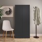 vidaXL Schuhschrank Grau 80x35,5x180 cm Holzwerkstoff vidaXL Schuhschrank Grau 80x35,5x180 cm Holzwerkstoff