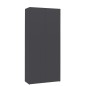vidaXL Schuhschrank Grau 80x35,5x180 cm Holzwerkstoff vidaXL Schuhschrank Grau 80x35,5x180 cm Holzwerkstoff