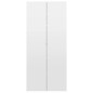 vidaXL Schuhschrank Hochglanz-Weiß 80x35,5x180 cm Holzwerkstoff