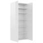 vidaXL Schuhschrank Hochglanz-Weiß 80x35,5x180 cm Holzwerkstoff