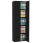 vidaXL Büroschrank Schwarz 60x32x190 cm Holzwerkstoff vidaXL Büroschrank Schwarz 60x32x190 cm Holzwerkstoff