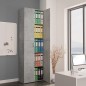 vidaXL Büroschrank Betongrau 60x32x190 cm Holzwerkstoff vidaXL Büroschrank Betongrau 60x32x190 cm Holzwerkstoff