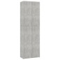 vidaXL Büroschrank Betongrau 60x32x190 cm Holzwerkstoff vidaXL Büroschrank Betongrau 60x32x190 cm Holzwerkstoff