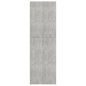 vidaXL Büroschrank Betongrau 60x32x190 cm Holzwerkstoff vidaXL Büroschrank Betongrau 60x32x190 cm Holzwerkstoff