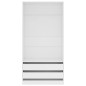 vidaXL Kleiderschrank Weiß 100x50x200 cm Holzwerkstoff vidaXL Kleiderschrank Weiß 100x50x200 cm Holzwerkstoff