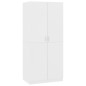 vidaXL Kleiderschrank Weiß 80x52x180 cm Holzwerkstoff vidaXL Kleiderschrank Weiß 80x52x180 cm Holzwerkstoff