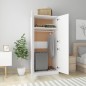 vidaXL Kleiderschrank Weiß 80x52x180 cm Holzwerkstoff vidaXL Kleiderschrank Weiß 80x52x180 cm Holzwerkstoff
