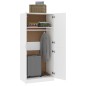 vidaXL Kleiderschrank Weiß 80x52x180 cm Holzwerkstoff vidaXL Kleiderschrank Weiß 80x52x180 cm Holzwerkstoff