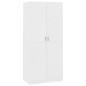 vidaXL Kleiderschrank Weiß 90x52x200 cm Holzwerkstoff vidaXL Kleiderschrank Weiß 90x52x200 cm Holzwerkstoff