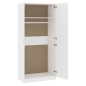 vidaXL Kleiderschrank Weiß 90x52x200 cm Holzwerkstoff vidaXL Kleiderschrank Weiß 90x52x200 cm Holzwerkstoff