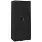 vidaXL Kleiderschrank Schwarz 90x52x200 cm Holzwerkstoff vidaXL Kleiderschrank Schwarz 90x52x200 cm Holzwerkstoff