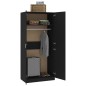 vidaXL Kleiderschrank Schwarz 90x52x200 cm Holzwerkstoff vidaXL Kleiderschrank Schwarz 90x52x200 cm Holzwerkstoff