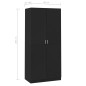 vidaXL Kleiderschrank Schwarz 90x52x200 cm Holzwerkstoff vidaXL Kleiderschrank Schwarz 90x52x200 cm Holzwerkstoff