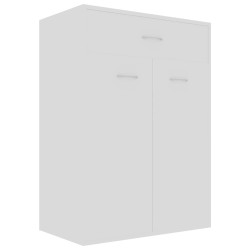 vidaXL Schuhschrank Weiß 60×35×84 cm Holzwerkstoff