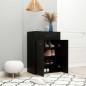 vidaXL Schuhschrank Schwarz 60x35x84 cm Holzwerkstoff vidaXL Schuhschrank Schwarz 60x35x84 cm Holzwerkstoff
