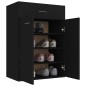 vidaXL Schuhschrank Schwarz 60x35x84 cm Holzwerkstoff vidaXL Schuhschrank Schwarz 60x35x84 cm Holzwerkstoff
