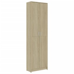 vidaXL Garderobenschrank Sonoma-Eiche 55x25x189 cm Holzwerkstoff