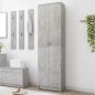 vidaXL Garderobenschrank Betongrau 55x25x189 cm Holzwerkstoff vidaXL Garderobenschrank Betongrau 55x25x189 cm Holzwerkstoff