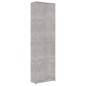 vidaXL Garderobenschrank Betongrau 55x25x189 cm Holzwerkstoff vidaXL Garderobenschrank Betongrau 55x25x189 cm Holzwerkstoff
