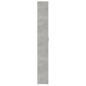vidaXL Garderobenschrank Betongrau 55x25x189 cm Holzwerkstoff vidaXL Garderobenschrank Betongrau 55x25x189 cm Holzwerkstoff
