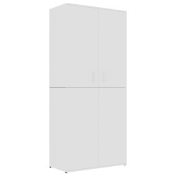 vidaXL Schuhschrank Weiß 80×39×178 cm Holzwerkstoff