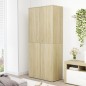 vidaXL Schuhschrank Sonoma-Eiche 80x39x178 cm Holzwerkstoff vidaXL Schuhschrank Sonoma-Eiche 80x39x178 cm Holzwerkstoff
