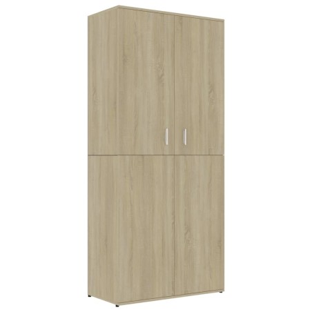 vidaXL Schuhschrank Sonoma-Eiche 80x39x178 cm Holzwerkstoff