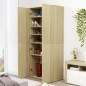 vidaXL Schuhschrank Sonoma-Eiche 80x39x178 cm Holzwerkstoff vidaXL Schuhschrank Sonoma-Eiche 80x39x178 cm Holzwerkstoff