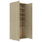vidaXL Schuhschrank Sonoma-Eiche 80x39x178 cm Holzwerkstoff vidaXL Schuhschrank Sonoma-Eiche 80x39x178 cm Holzwerkstoff