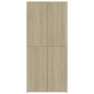 vidaXL Schuhschrank Sonoma-Eiche 80x39x178 cm Holzwerkstoff vidaXL Schuhschrank Sonoma-Eiche 80x39x178 cm Holzwerkstoff