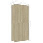 vidaXL Schuhschrank Sonoma-Eiche 80x39x178 cm Holzwerkstoff vidaXL Schuhschrank Sonoma-Eiche 80x39x178 cm Holzwerkstoff
