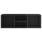 vidaXL Schuhbank Hochglanz-Schwarz 105x35x35 cm Holzwerkstoff vidaXL Schuhbank Hochglanz-Schwarz 105x35x35 cm Holzwerkstoff