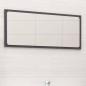 vidaXL Badspiegel Hochglanz-Grau 80x1,5x37 cm Holzwerkstoff vidaXL Badspiegel Hochglanz-Grau 80x1,5x37 cm Holzwerkstoff