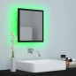 vidaXL LED-Badspiegel Schwarz 40x8,5x37 cm Acryl vidaXL LED-Badspiegel Schwarz 40x8,5x37 cm Acryl