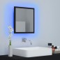 vidaXL LED-Badspiegel Schwarz 40x8,5x37 cm Acryl vidaXL LED-Badspiegel Schwarz 40x8,5x37 cm Acryl