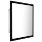 vidaXL LED-Badspiegel Schwarz 40x8,5x37 cm Acryl vidaXL LED-Badspiegel Schwarz 40x8,5x37 cm Acryl