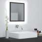 vidaXL LED-Badspiegel Grau 40x8,5x37 cm Acryl vidaXL LED-Badspiegel Grau 40x8,5x37 cm Acryl