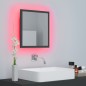 vidaXL LED-Badspiegel Grau 40x8,5x37 cm Acryl vidaXL LED-Badspiegel Grau 40x8,5x37 cm Acryl