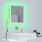vidaXL LED-Badspiegel Hochglanz-Weiß 40x8,5x37 cm Acryl vidaXL LED-Badspiegel Hochglanz-Weiß 40x8,5x37 cm Acryl