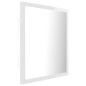 vidaXL LED-Badspiegel Hochglanz-Weiß 40x8,5x37 cm Acryl vidaXL LED-Badspiegel Hochglanz-Weiß 40x8,5x37 cm Acryl