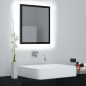 vidaXL LED-Badspiegel Hochglanz-Schwarz 40x8,5x37 cm Acryl vidaXL LED-Badspiegel Hochglanz-Schwarz 40x8,5x37 cm Acryl