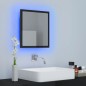 vidaXL LED-Badspiegel Hochglanz-Schwarz 40x8,5x37 cm Acryl vidaXL LED-Badspiegel Hochglanz-Schwarz 40x8,5x37 cm Acryl